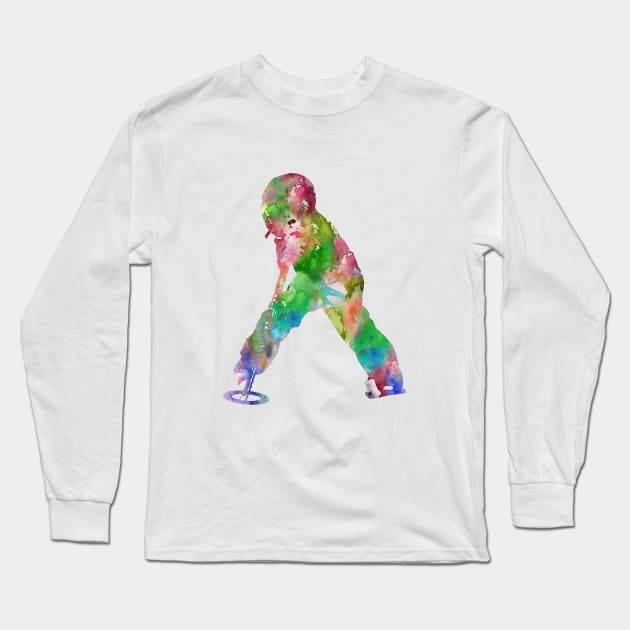 Ringette player Long Sleeve T-Shirt by RosaliArt